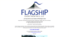 Desktop Screenshot of flagshipeventrental.com